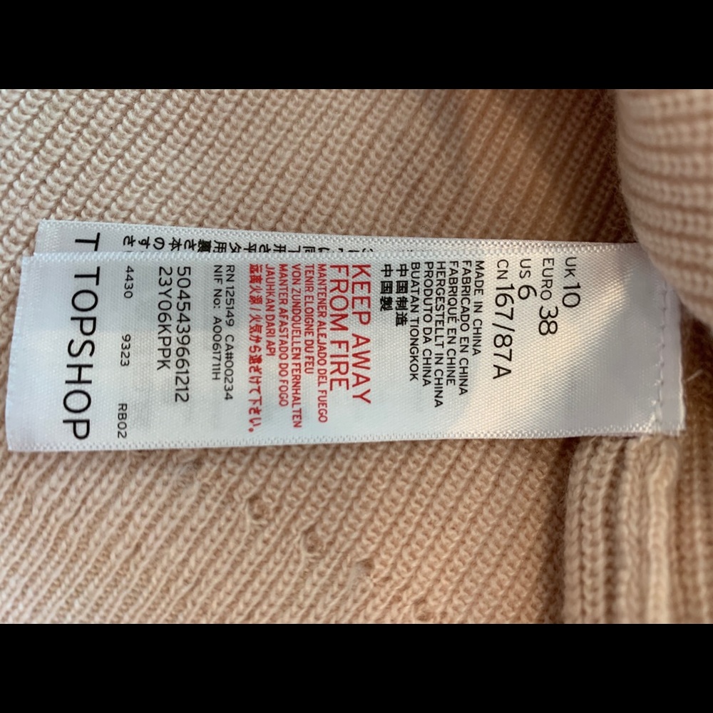 TopShop light pink sweater - Picture 6 of 7